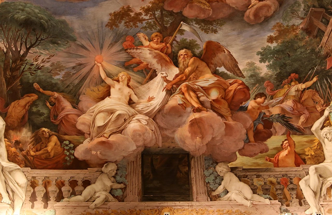 Soffitto del Casino of Villa Borghese, Rome - dettaglio